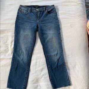 Liverpool Dark Blue Ankle Jeans